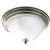 Brushed Nickel 2 Ceiling Flush Mount