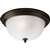 Antique Bronze 3 75 Watts Medium Flush