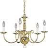 5 60 Watts Candelabra Hanging