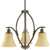 Antique Bronze 3 100 Watts Medium Hanging