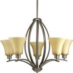 Antique Bronze 5 100 Watts Medium Hanging