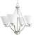Brushed Nickel 4 100 Watts Medium Hanging