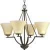 Antique Bronze 4 100 Watts Medium Hanging