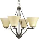 Antique Bronze 4 100 Watts Medium Hanging