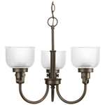 Venetian Bronze 3 100 Watts Medium Hanging