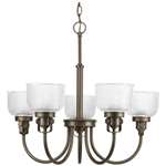 Venetian Bronze 5 100 Watts Medium Hanging
