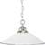 Brushed Nickel 1 100 Watts Medium Pendant