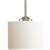 Brushed Nickel 1 100 Watts Medium Pendant