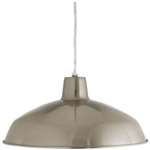 Brushed Nickel 1 150 Watts Medium Pendant