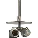 Brushed Nickel 3 100 Watts Medium Pendant