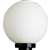 1-100W Medium Post Lantern