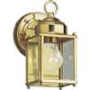 Polished Brass 1 100 Watts Medium Lantern