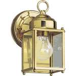 Polished Brass 1 100 Watts Medium Lantern