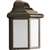 Antique Bronze 1 13 Watts GU24 Outdoor Wall Lantern