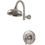 1 Handle Lever Shower Only Trim Ashfield Satin Nickel