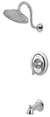 1 Handle Tub and Shower Trim *saxton Polished Chrome