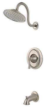 1 Handle Tub and Shower Trim *saxton Brushed Nickel