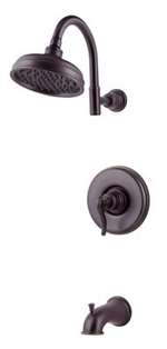 1 Handle Lever Tub and Shower Trim Kit Ashfield TUBR