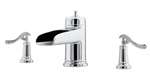 Roman Tub Faucet Trim Less Handle Ashfield Polished Chrome