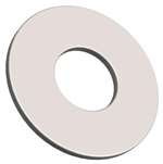 5/8 ZN Steel FLT WSHR 25PK