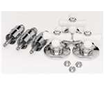 Cross Tub and Shower Remodel Kit Polished Chrome