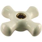 2 Porcelain Cross Lav/T&s Handle Large