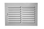 14 X 6 1CW 1 Way Curved Sidewall / Ceiling Reg White