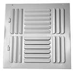 10 X 10 4CW 4 Way Curved Sidewall / Ceiling Reg White