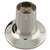 Tub and Shower Flange With Plastic Nipple Polished Chrome