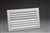10 X 8 Aluminum 2WAY Curved Sidewall / Ceiling Reg White