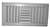 8 X 4 Aluminum 3WAY Curved Sidewall / Ceiling Reg White