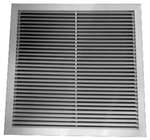 8 X 8 Aluminum T Bar Horizontal Blade Return Grill