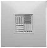 8 X 8 T Bar Model Diffuser White