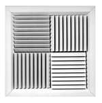 14 X 14 Aluminum Model Core Ceiling Diffuser White