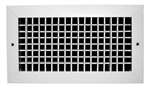 20 X 6 Aluminum Vertical Horizontal Reg with OBD White