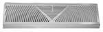 18 Bbr Baseboard Return Grill White