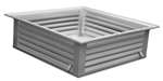 16 X 16 4 Way Ceiling Diffuser Box White