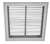 24 x 12 Fixed Bar Filter Grill V2 White