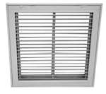 36 X 14 Fixed Bar Filter Grill V2 White