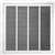 20 X 20 Filter Grill 1/3 Fin T Bar White