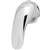 1 Handle Tub and Shower Handle Kit Parisian Polished Chrome