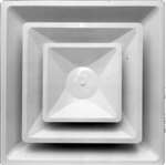14 T Bar High Volume Diffuser 2 Cone With Collar