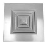 24 X 24 Louver Face Supply With Insulation