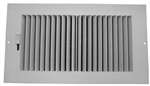 14 X 8 Plastic 2WAY Sidewall / Ceiling Reg