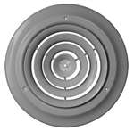 10 Rcd Round Ceiling Diffuser White