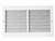 10 X 24 Roll Groove Return Air Grill 1/2 Fin White