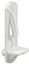 SHLF Support Peg 1/4 White 4 Pack