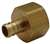 Lead Law Compliant 3/4 Barbed X 3/4 FPT Brass Adapter