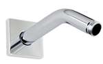 Shower Arm & Square Escutcheon Polished Nickel