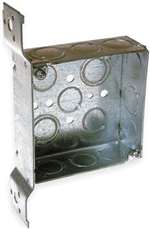4 SQ Box 1-1/2 DP Factory Mutual Bracket Flush